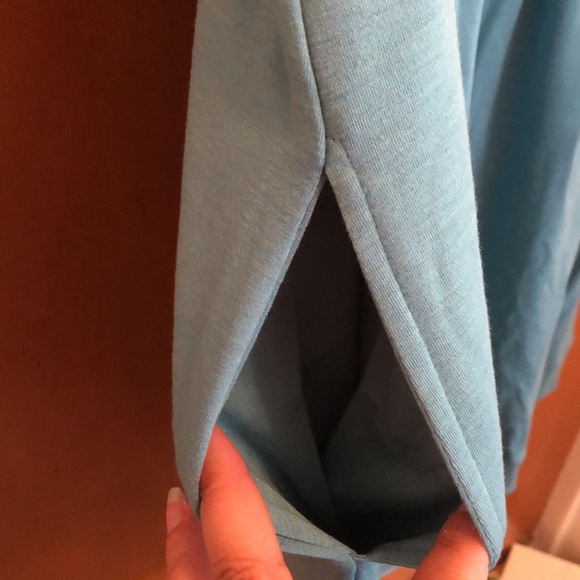 Pretty Turquoise Midi Dress from Yibock. - Picture 4 of 6